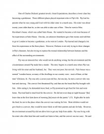 great expectations essay essay on great expectations