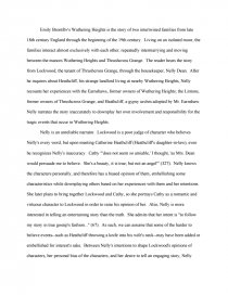 essays on wuthering heights