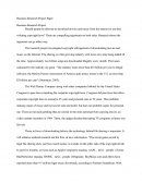 Business Research Project Paper