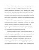 Teaching World Religion in the Public School System