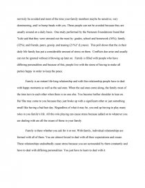family stress essay essay for family