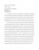 Draft of Essay on "the Open Boat"