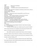 Persuasive Essay Outline