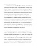 Childrens Lit Essay