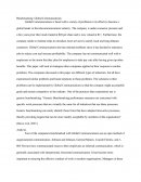 Benchmarking: Global Communications