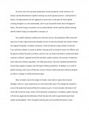 Economic Consequences of Global Warming