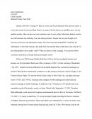 Research Essay on George Bush