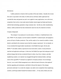 Process Essay Thesis Statement Literature Essay Topics also Essays About Health Total Quality Management In Jordan Co Leather Production What Is A Thesis Of An Essay