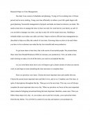 Research Paper on Time Management