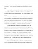 Effects on Natural Disasters