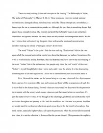 the value of philosophy essay
