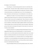 My Thoughts on the Working Poor