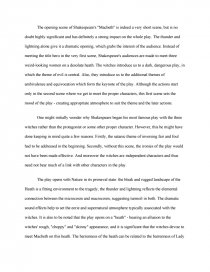 macbeth opening scene analysis
