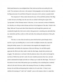the gift of the magi essay