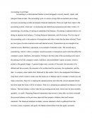 Accounting Cycle Paper