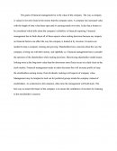 The Goals of Financial Management