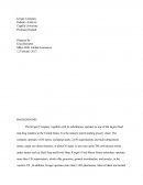 Kroger Company Case