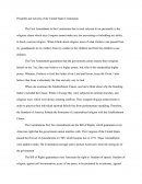 Preamble and Articles of the United States Constitution