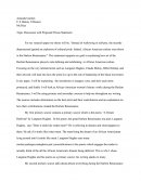 Topic Discussion with Proposed Thesis Statement