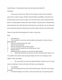 To Demonstrate a Funny Story That Makes a Point About Life - Essay To Demonstrate a Funny Story That Makes a Point About Life - Essay