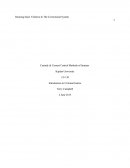Custody & Current Control Methods of Inmates