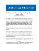 Fbi Distinguishes Marijuana Dispersion Ring in Broward County Florida