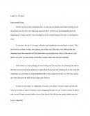 Letter to a Friend