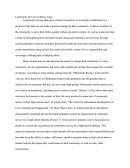 Synthesis Essay Community Service