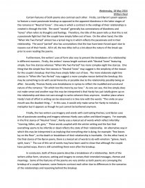 Comparison Between The Poems When We Two Parted And Neutral Tones Essay