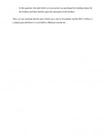 Taxation Badges Of Trade Case Study