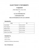 Performance Analysis of Glaxo Smithskline Compared with Beacon Pharmaceuticals Limited