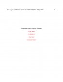 Critical and Creative Thinking in Society