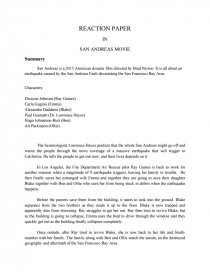 san andreas fault research paper