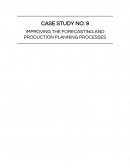 Improving Planning and Production Process