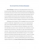 The Life and Work of Srinivasa Ramanujan