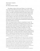 Ethical Analysis Assignment