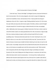 essay horses of the night