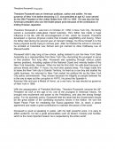 Theodore Roosevelt Biography