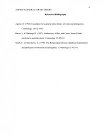 agnew s general strain theory