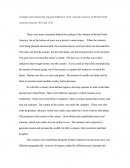 Compare and Contrast the Regional Difference in the Colonial Economy of British North America Between 1607 and 1750