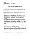 Guided Analysis: Suffering Worksheet