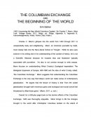 The Columbian Exchange and the Beginning of the World