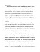 Information System Outsourcing in U.S