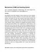 Mechanisms of Amr and Superbug Spread