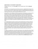 English Monologue – Bernard Madoff’s ‘vaulting Ambition’