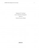 Management 201 Fundamentals of Management Term Report
