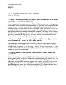 apple vs samsung case study analysis