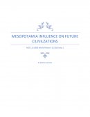 Hist Essay 1. Mesopotamia Influence on Future Cilivilzations