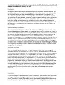 To What Extent Is Fracking a Sustainable Energy Option for the Uk? in the Situation for the Usa with Regarding Fracking Different to That of the Uk’s?