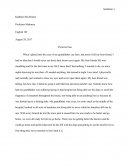 English 101 Narrative Essay